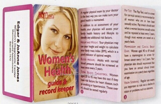 Pillowline Women's Health Guide & Record Keeper