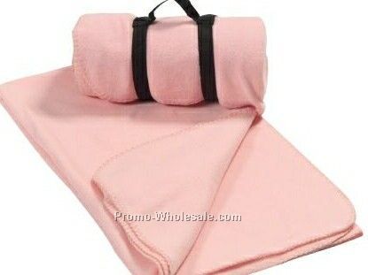 Pink Fleece Throw Blanket (Standard Service)