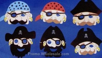 Pirate Foam Mask (12 Units)