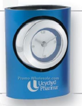 Pisa Tower Spinning Clock (Blue)