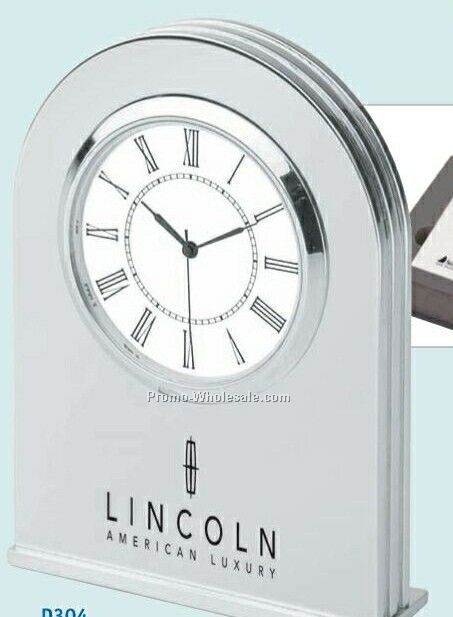 Platinum Dome Clock