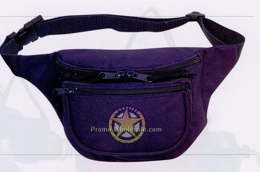 Polyester 3-pocket Fanny Pack (Embroidery)