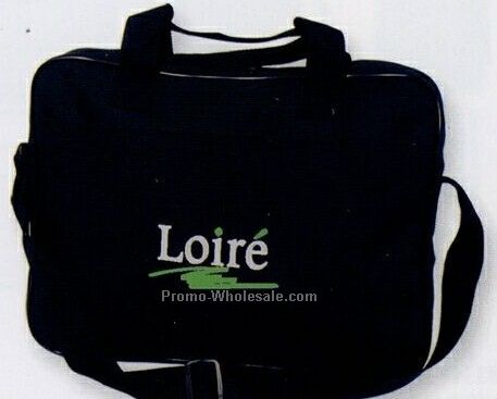 Polyester Briefcase With Adjustable Shoulder Strap (Blank)