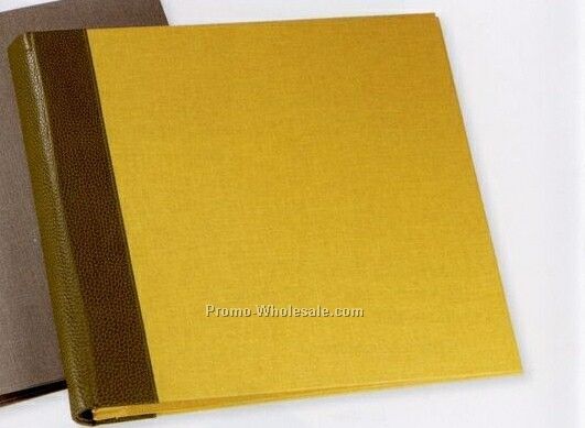 Post Bound Album & Scrapbook W/ Genuine Canvas Cover