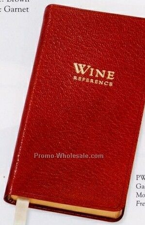 Professional Wine Reference W/ Morocco Genuine Leather Cover