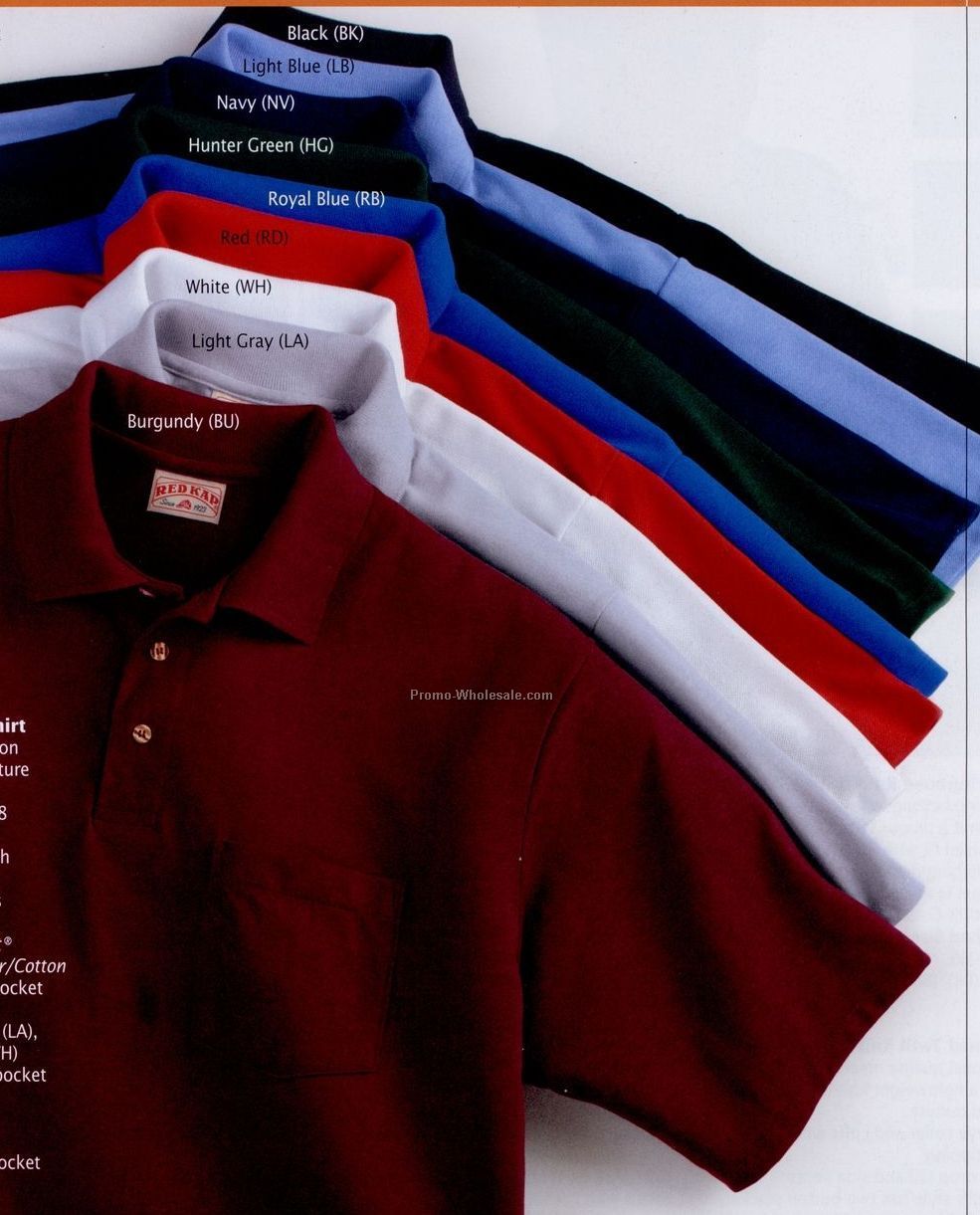 Red Kap Short Sleeve Solid Color Knit Shirt W/ Pocket (S-xl) - Light Gray