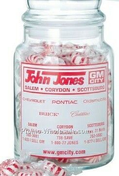 Round Glass Apothecary Jar (26 Oz.)