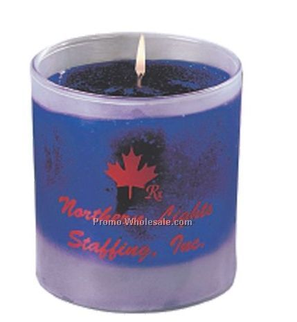 Salon Aromatherapy Wax Candle In Frosted Glass ( Standard Shipping)