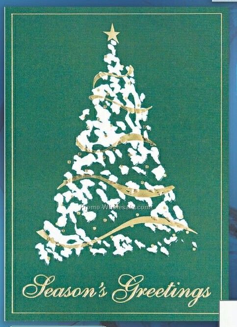 Season's Greetings/ Christmas Tree Holiday Greeting Card (Thru 6/1)