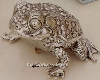 Silver Safari Collection Toad Music Box