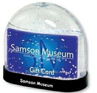 Snow Globe W/ Insert For Gift Card