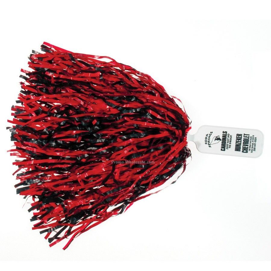 Solid Handle Poms W/ Paddle Handles - 500 Streamer
