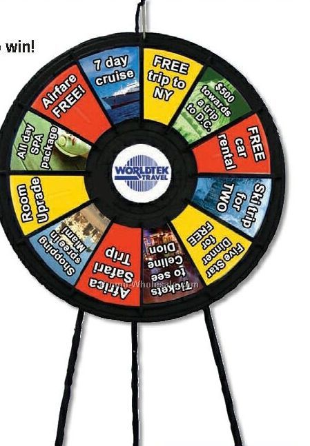 Spin 'n Win Prize Wheel Hardware Only