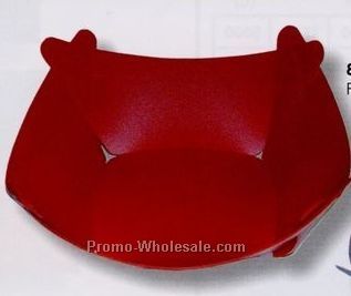 Square Bowl Plyfold3 Container With Tab Closure - Flat 6-7/8" Wide