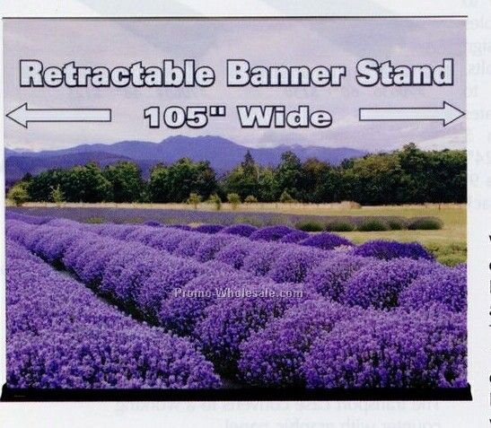 Standard Retractable Banner Stand - 39.17"x83.07"