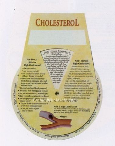 Stock Health Guide Wheel - Cholesterol Guide