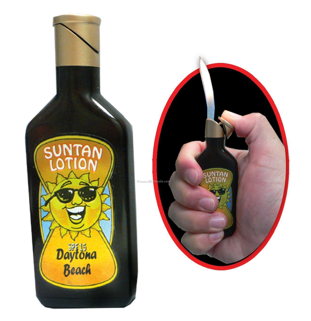 Suntan Lotion Lighter