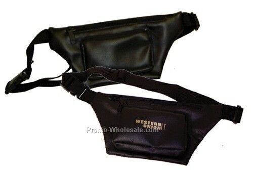 Synthetic Leather Fanny Pack (9-1/2"x4-11/16)