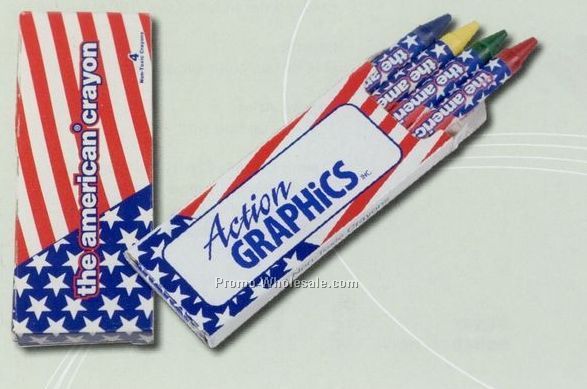 The American Crayon 4 Pack (No Imprint)