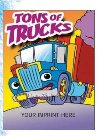 Tons Of Trucks Coloring Book