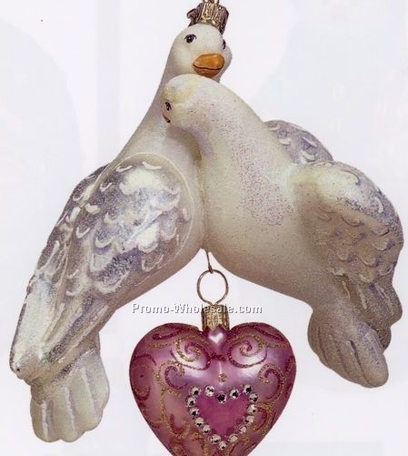 Twelve Days Of Christmas Series Ornaments/ 2 Turtle Doves