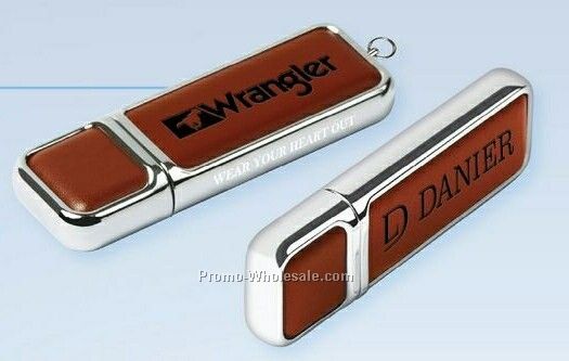 USB 2.0 Leather Flash Drive Lt