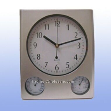 Weather Station Wall Clock