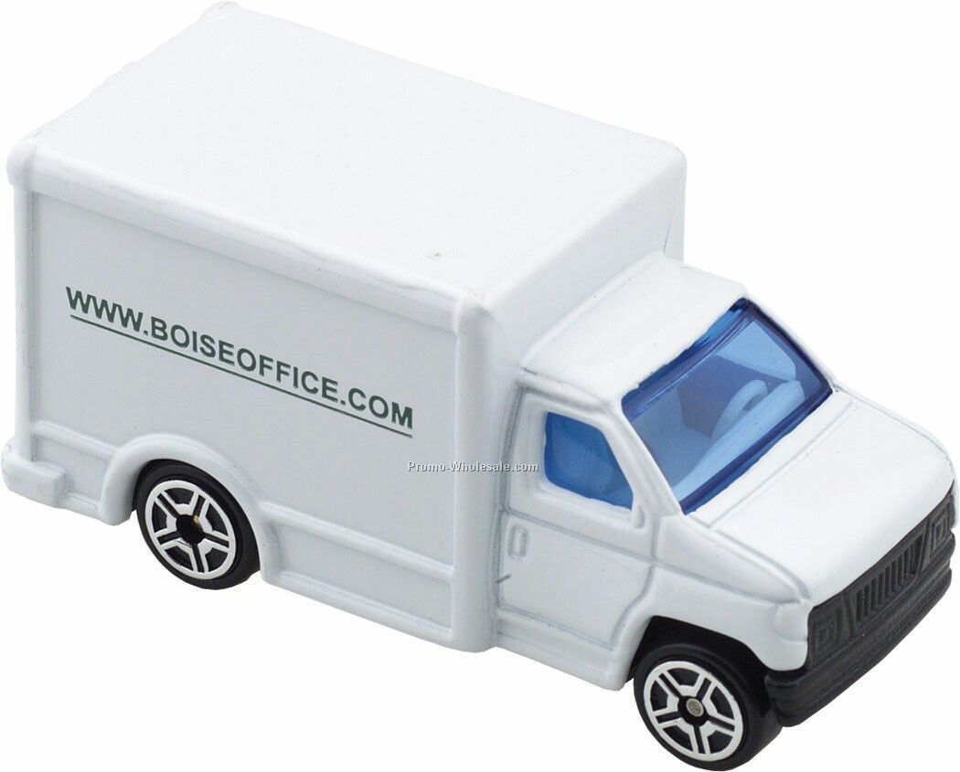 White Delivery Truck Die Cast Mini Vehicles - 3 Day