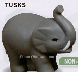 Wild Animals - Elephant With Tusks Squeeze Toy (Non Stock)