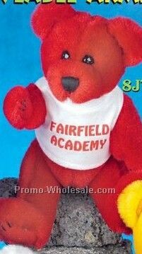 Winnie Bear Jointed Arms & Legs Red Bear (8")