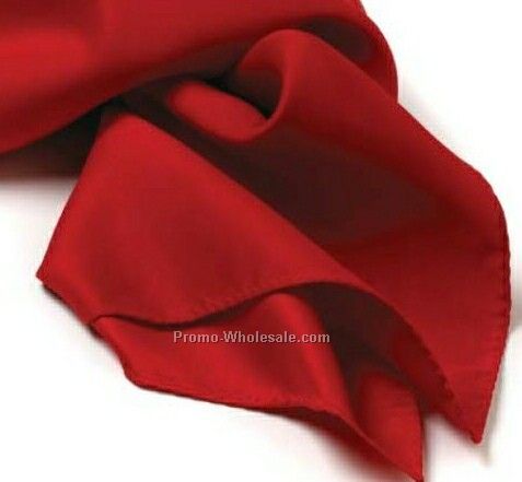 Wolfmark Red Solid Series Polyester Scarf