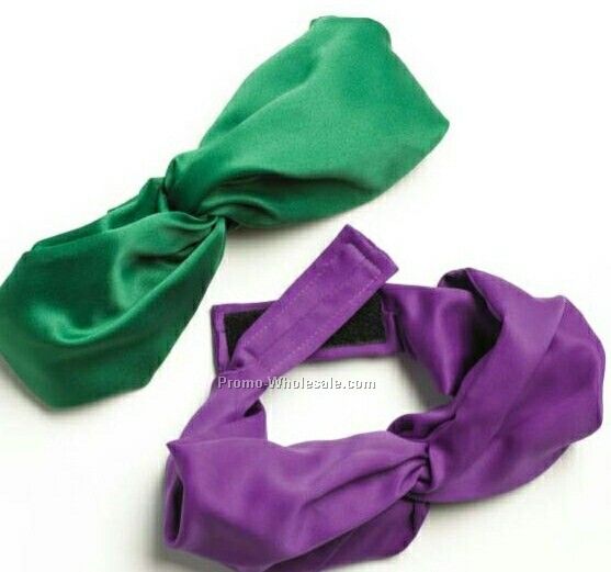 Wolfmark Solid Series Polyester Velcro Band Knot Scarf - Purple
