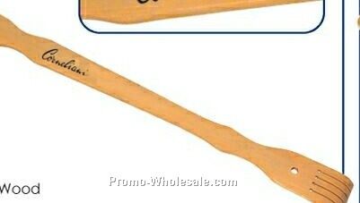 Wood Back Scratcher With Roller