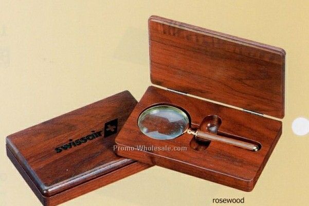 Wood Boxed Magnifier