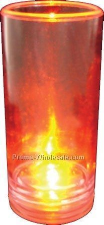 1-1/2 Oz. Orange Light Up Shot Glass