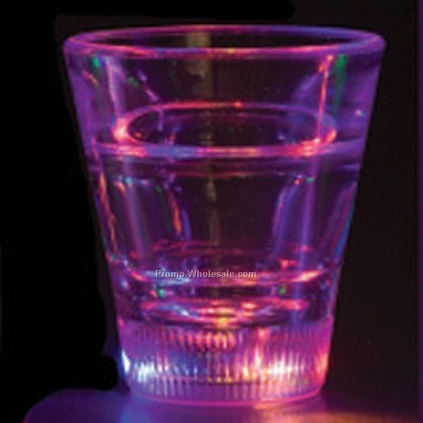 1-1/4 Oz. Blue LED Liquid Shot Glass