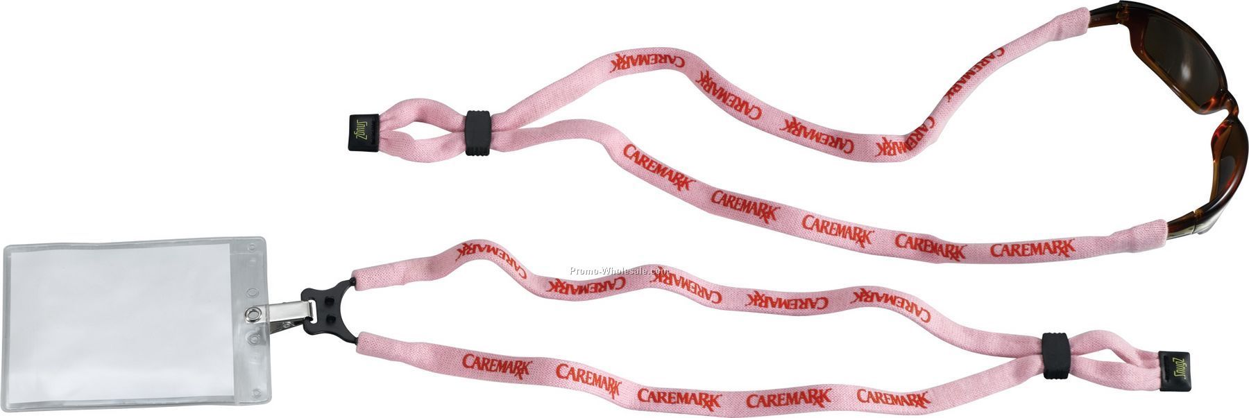 1/2" Cotton Dual-use Trade Show Lanyard