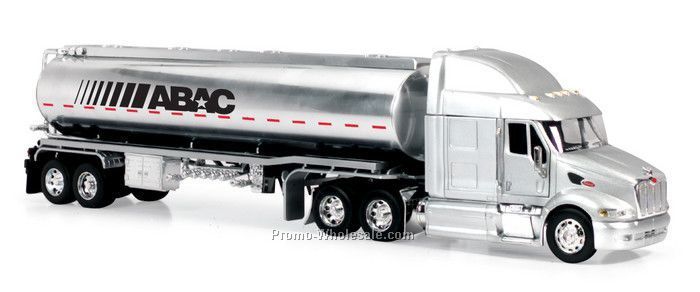 1:32 Scale 23"x 3.75" Die Cast Replica Tractor And Trailer Oil Tanker