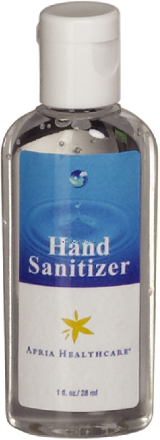 1 Oz. Clear Unscented Hand Sanitizer - Next Day Service