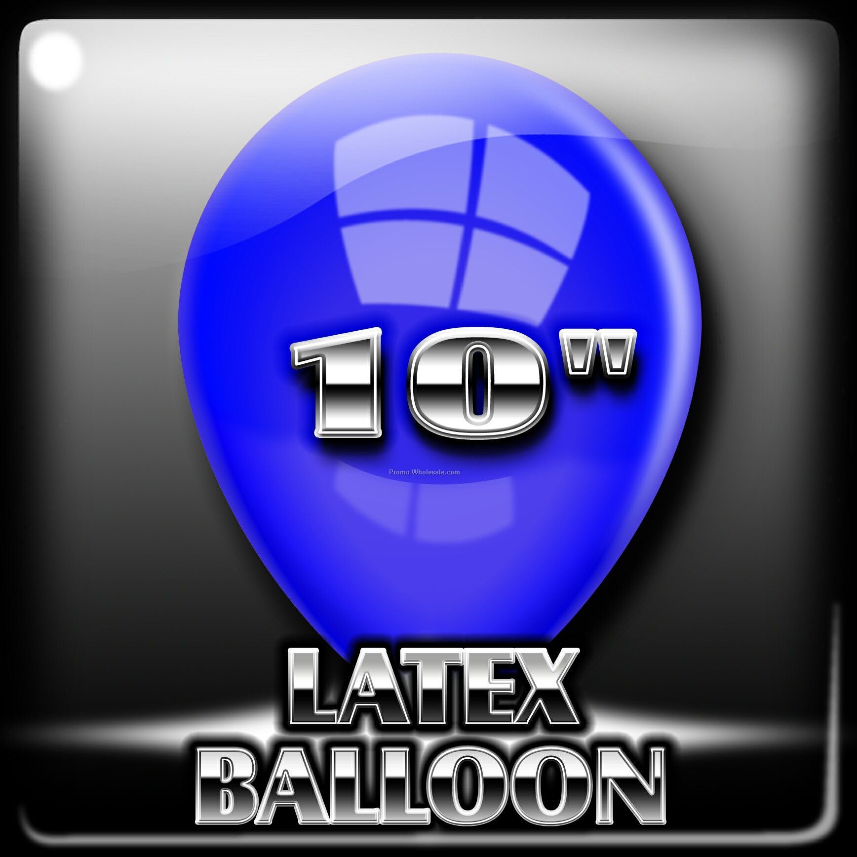 10" Crystal Latex Balloon