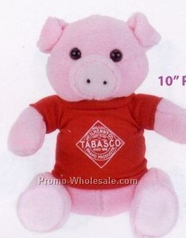 10" Extra Soft Stuffed Pig