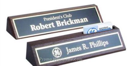 10" Rosewood Piano Finish Name Plates