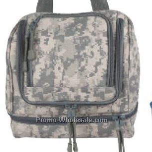 10"x10"x5" Digital Camo Travel Kit With Multiple Pocket & Coat Hanger