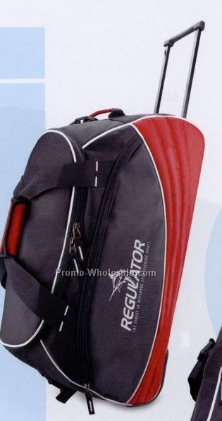 1000d Polyester Wheeled Duffel Bag - Screen Printed