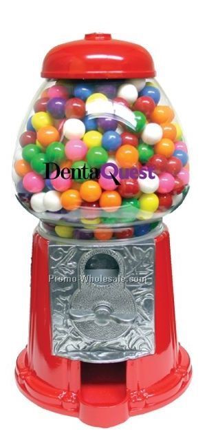 11" Old Fashion Gumball Machine W/ Gumballs