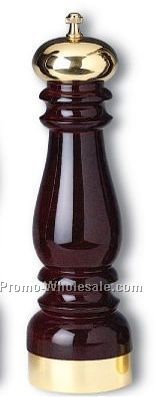 11" Pepper Mill With Brass Dome