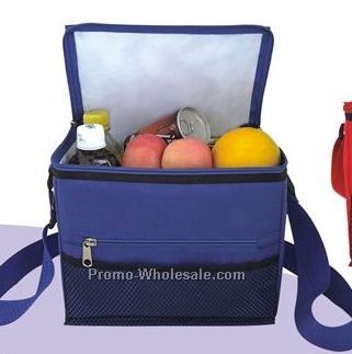 11-3/4"x8-1/2"x9" Family Size Cooler Bag W/ Adjustable Handle