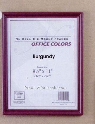 11"x14" Ez Mount Document Frames W/ Plastic Face (Black)