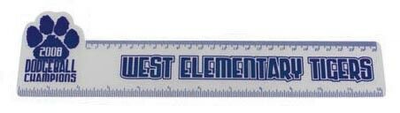 12" Flexible Ruler With Paw Print End