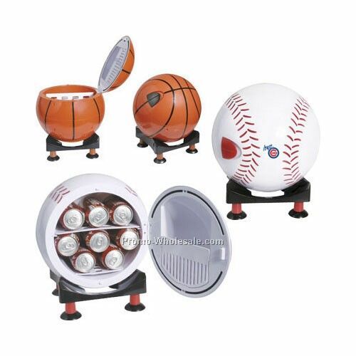 12"x14"x12" Sport Ball Design Mini Refrigerator & Warmer/Multi Angle